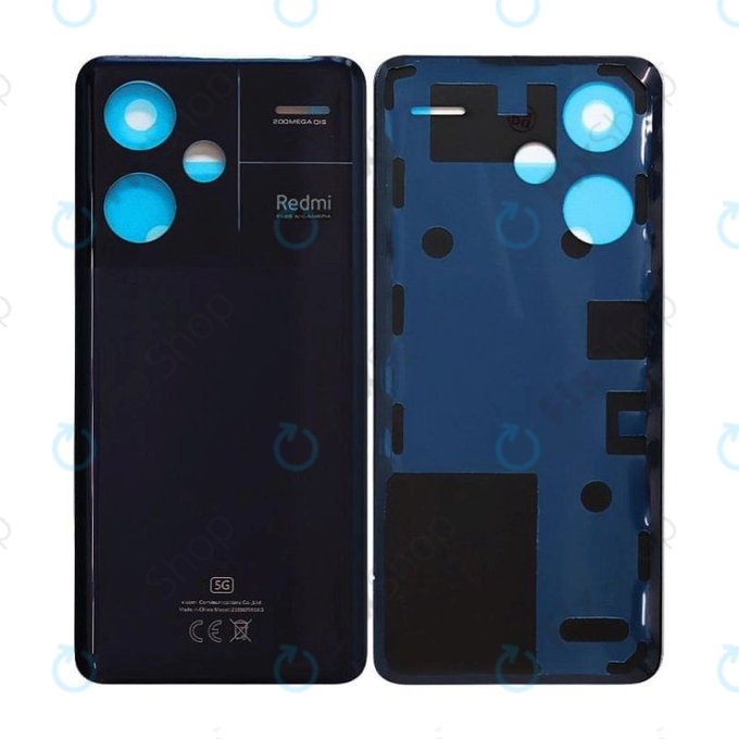 Заден капак за Xiaomi Redmi Note 13 Pro+ 23090RA98C, Midnight Black, 560035N16U00, Genuine Service Pack