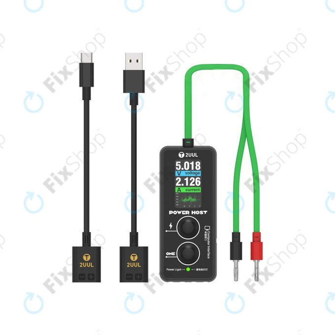 Дигитален USB-C тестер за напрежение и ток (Power Host), 2UUL PW15