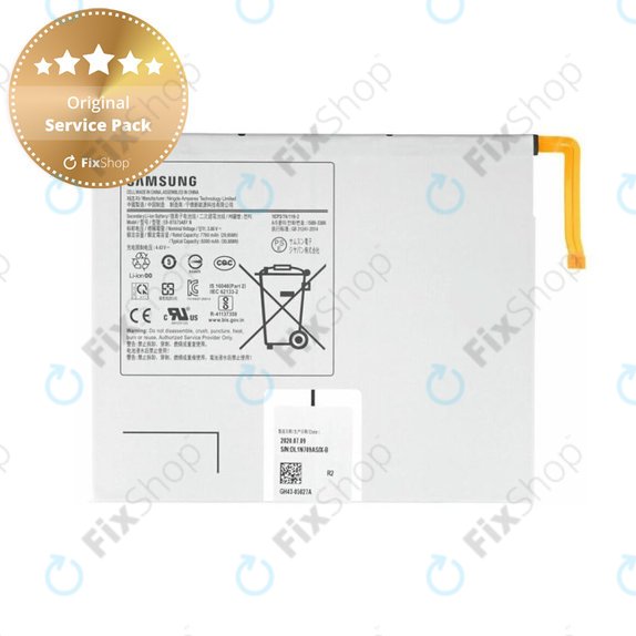 Батерия за Samsung Tab S7 T870, T875, T876B, EB-BT875ABY, 8000mAh, GH43-05028A, Genuine Service Pack