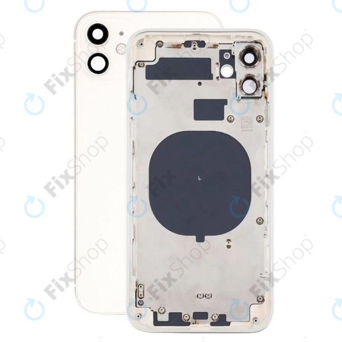 Заден калъф за iPhone 11, бял, White