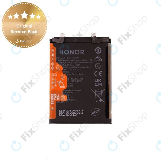 Батерия за Honor 50, HB476489EFW, 4300mAh, 02354GNH, Genuine Service Pack
