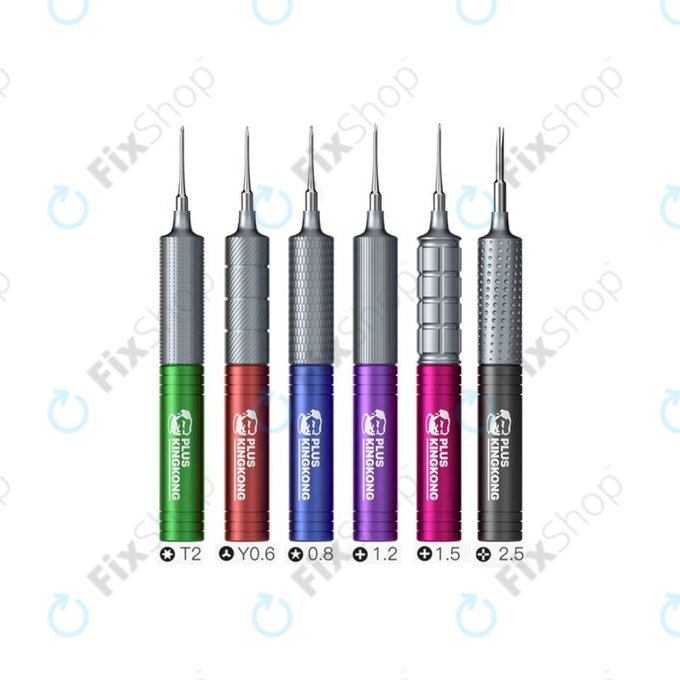 Комплект отвертки Torx, Tri-Point, Cross - 6 броя, Mechanic KING KONG+