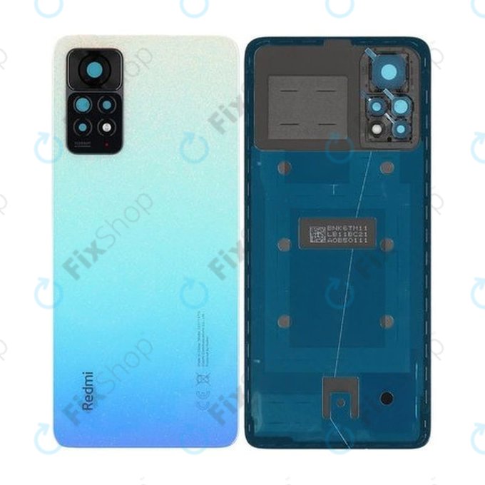 Капак на батерията за Xiaomi Redmi Note 11 Pro 4G 2201116TG 2201116TI, 5600050K6T00, Star Blue, Genuine Service Pack