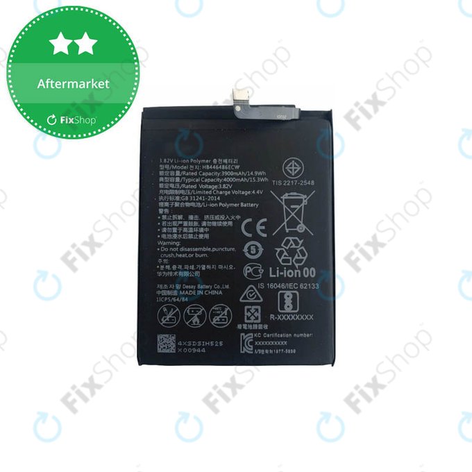 Батерия за Huawei P Smart Z, Honor 9X, P20 Lite (2019), HB446486ECW, 4000mAh