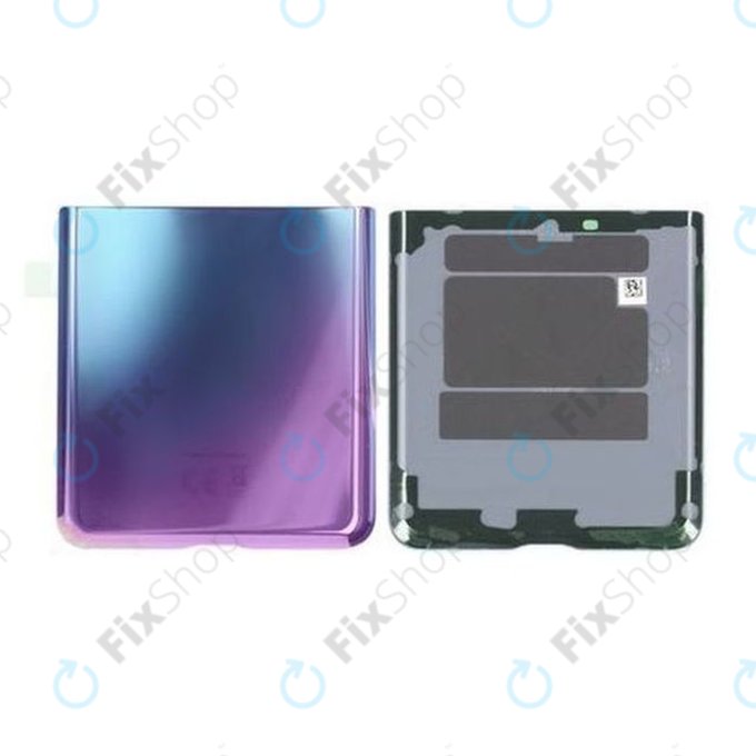 Капак на батерията за Samsung Z Flip F700N, Bottom, Mirror Purple, GH82-22204B, Genuine Service Pack