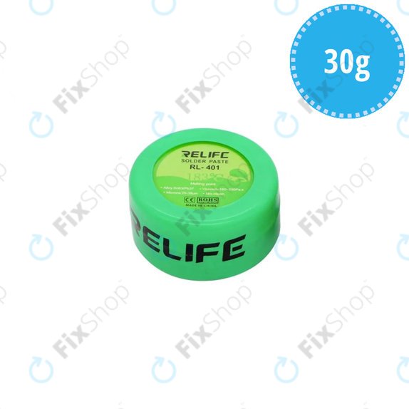 Спойка паста 183°C (30g), Relife RL-401