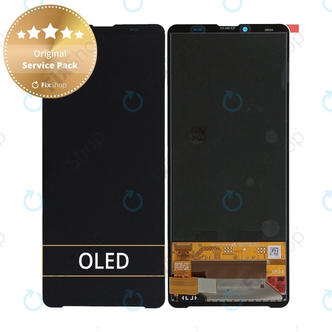 Дисплей за Sony Xperia 10 VI, Тъчскрийн без рамка, 101947211 Genuine Service Pack