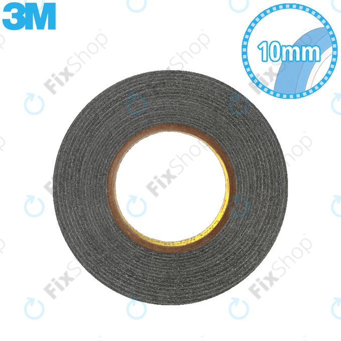 3M - Двустранна лента,10 mm x 50 m, черна