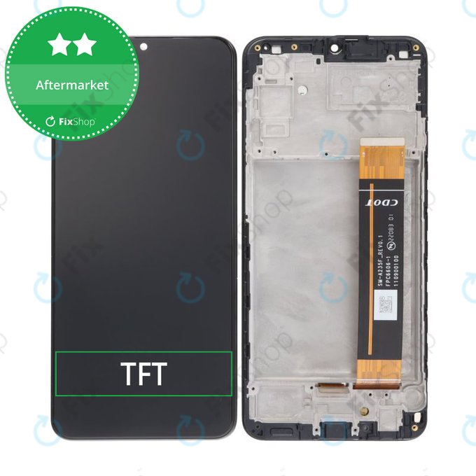 Дисплей за Samsung A23 A235F, Тъчскрийн с рамка, TFT