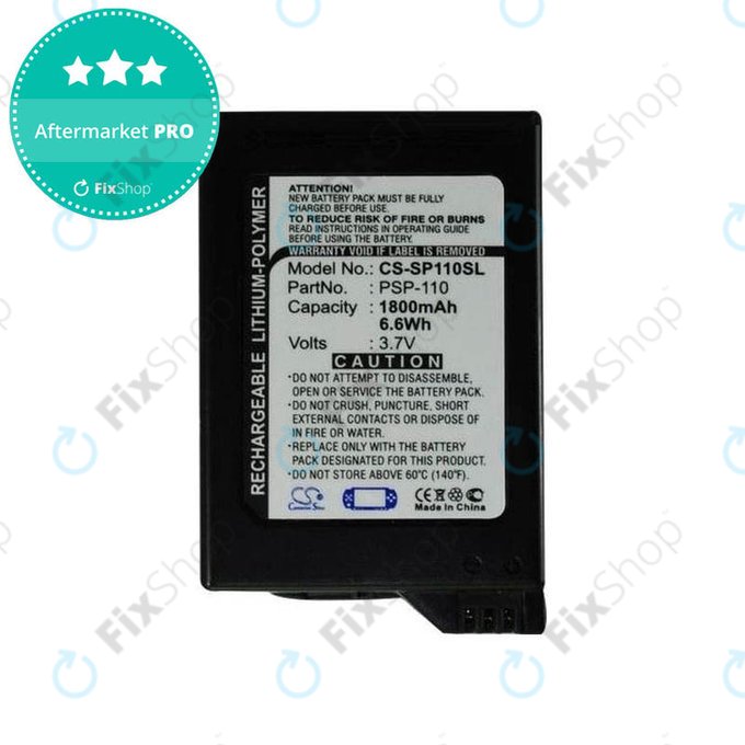 Батерия за Sony PlayStation Portable 1000, PSP-110, 1800mAh, HQ