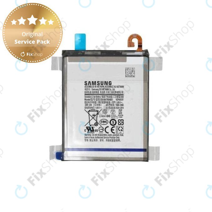 Батерия за Samsung A7 A750F (2018), A10 A105F, EB-BA750ABU, 3300mAh, GH82-18027A, GH82-18689A, Genuine Service Pack