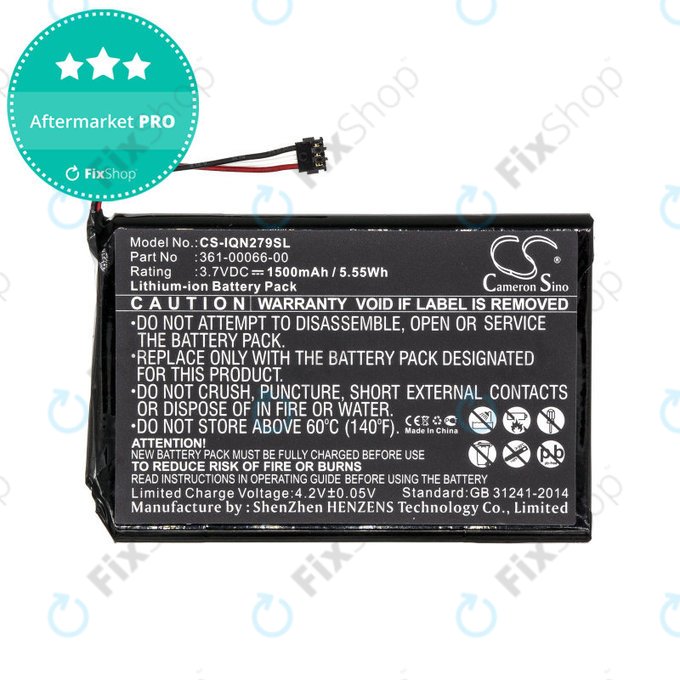 Батерия за Garmin Nüvi 2757, 1500mAh, Li-Ion, 3.7V, 361-00066-00, HQ