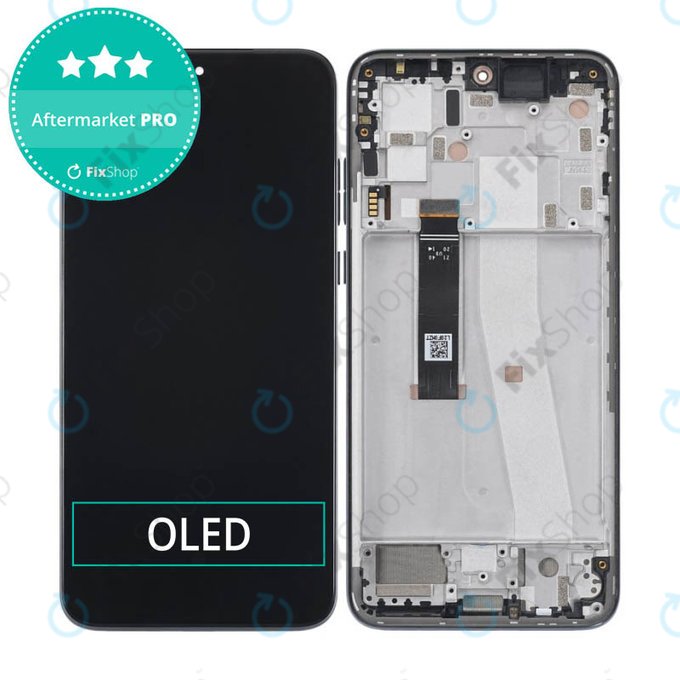 дисплей OLED за Motorola Edge 30 Neo, Тъчскрийн и рамка, Black Onyx