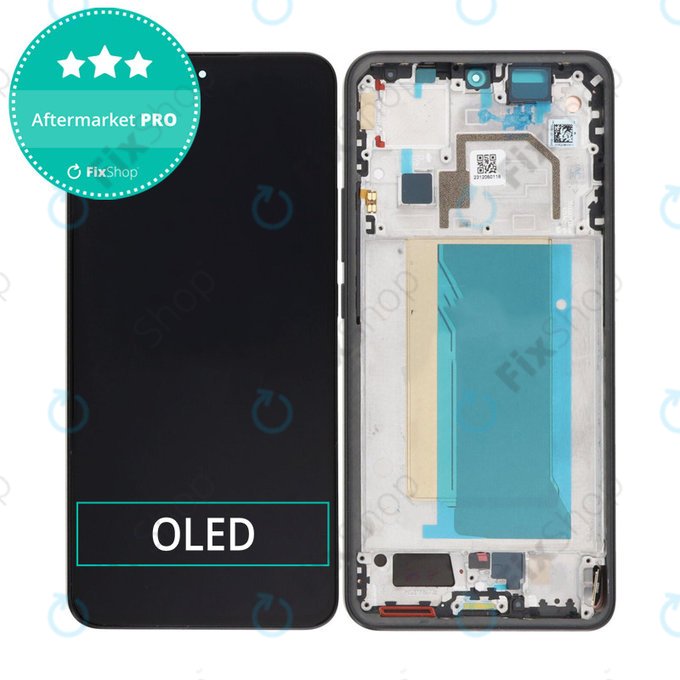 дисплей OLED за Xiaomi 13T 13T Pro, Тъчскрийн и рамка, черен, Black