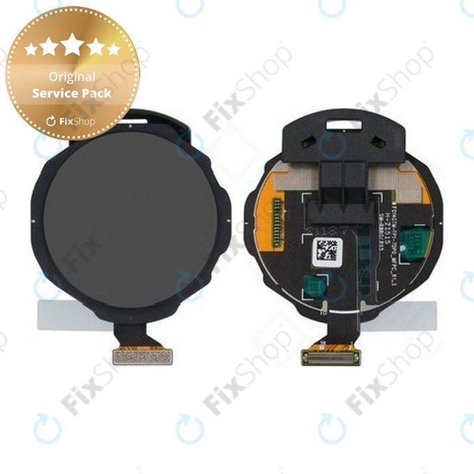 дисплей за Samsung Galaxy Watch 4 Classic 46mm R895, тъчскрийн, рамка, черен, Black, GH96-14426A, Genuine Service Pack