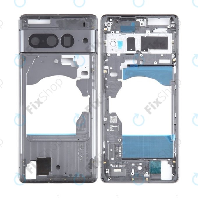 Средна рамка за Google Pixel 7 Pro GP4BC GE2AE, Obsidian