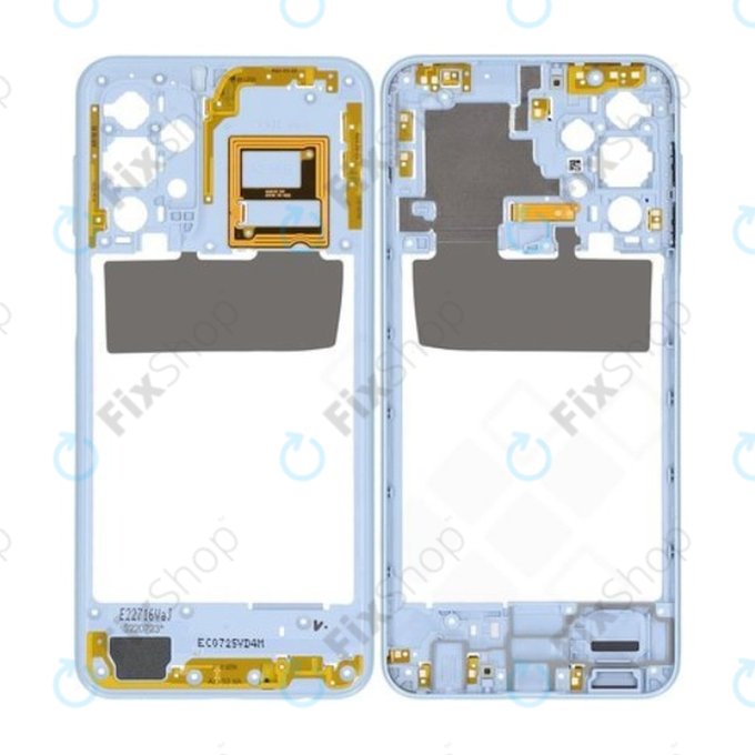 Средна рамка за Samsung A23 A236B, GH98-47823C, син, Blue, Genuine Service Pack