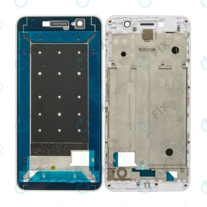 Рамка за предна част за Huawei Y6 Pro, бял, White