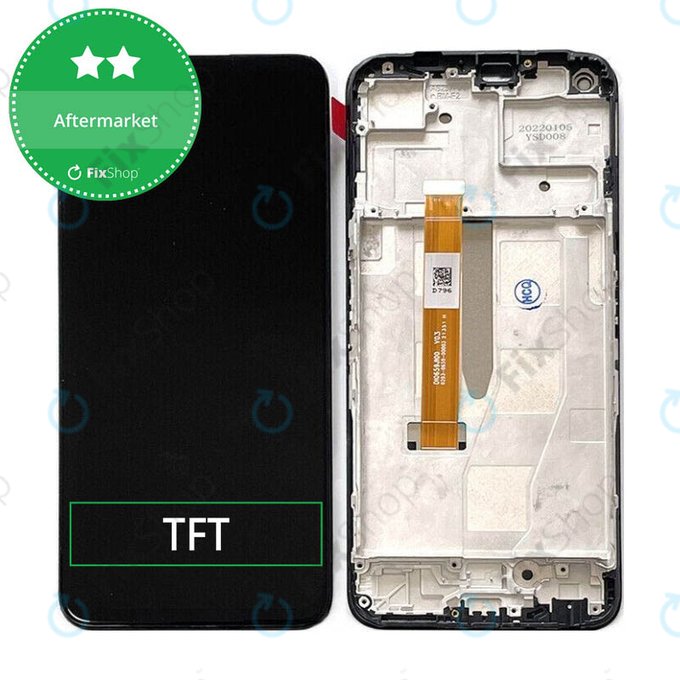 дисплей за Realme 9 Pro RMX3471 RMX3472, Тъчскрийн и рамка, TFT