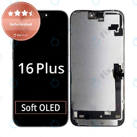 Дисплей за iPhone 16 Plus, Тъчскрийн с рамка, Refurbished