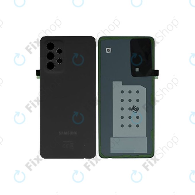 Капак на батерията за Samsung A52 A525F, A526B, GH82-25427A, Awesome Black, Genuine Service Pack