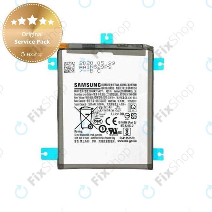 Батерия за Samsung A22 A225F, A31 A315F, A32 4G A325F, EB-BA315ABY, 5000mAh, GH82-25567A, Genuine Service Pack