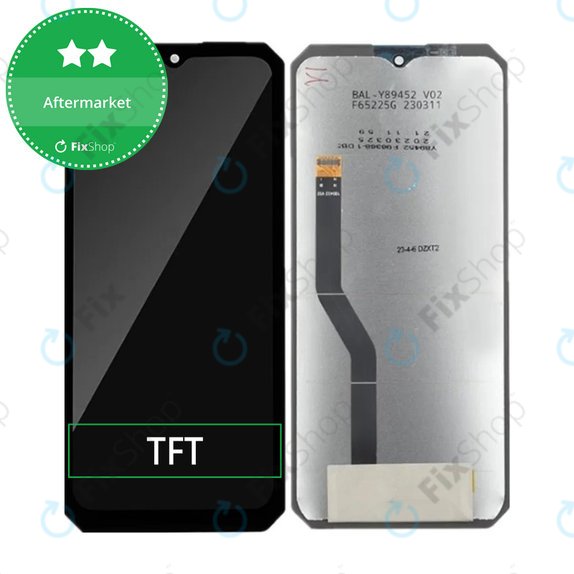 дисплей за Oukitel WP23, WP23 Pro, WP28, Тъчскрийн без рамка, TFT