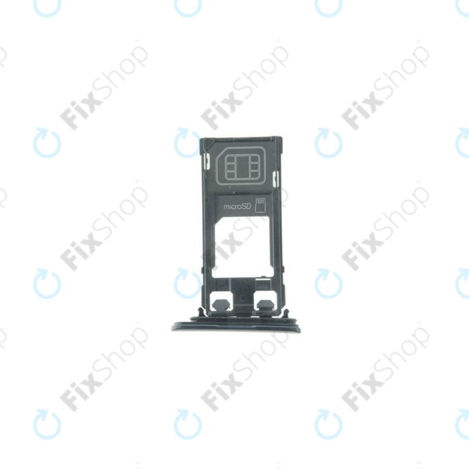SIM държач за Sony Xperia XZ F8331, Blue, 1304-9103 Genuine Service Pack