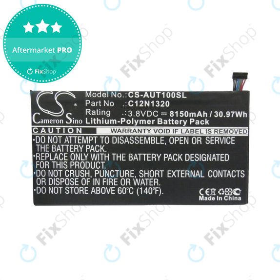 Батерия за Asus Transformer Book T100, 8150mAh, Li-Pol, 3.8V, C12N1320, HQ