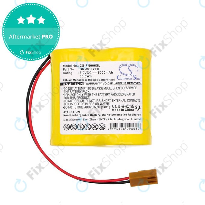 Батерия за Cutler Hammer A06 Control, 5000mAh, Li-MnO2, 6V, A06B-0073-K001, HQ