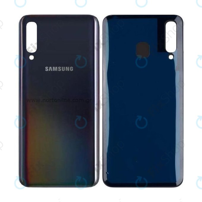 Капак на батерията за Samsung A50 A505F, черен, Black