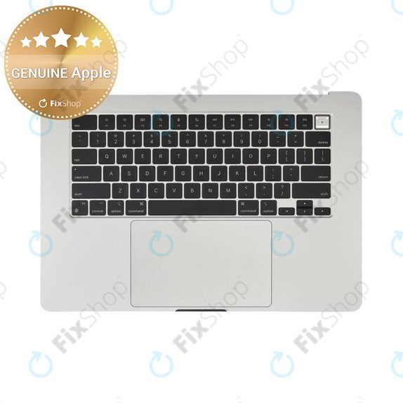 Горен корпус с клавиатура за MacBook Air 15", A3114 (2024), с US клавиатура и батерия, Silver, 661-40267, Genuine Apple