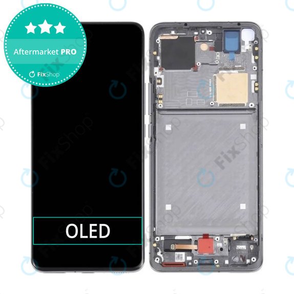 дисплей OLED за Xiaomi Mi 11 Ultra, Тъчскрийн и рамка, черен, Black