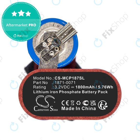 Батерия за Ermila Bellina, Moser Chrom Style Pro 1871, 1800mAh, LiFePO4, 3.2V, 1871-0071, HQ