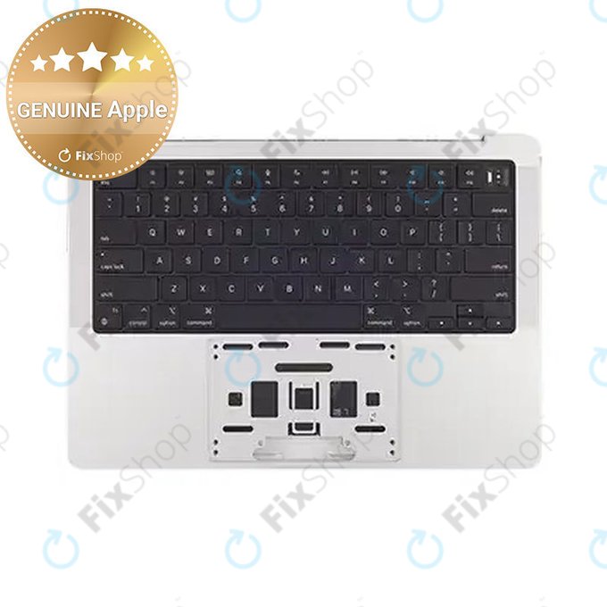 Горен корпус с клавиатура за MacBook Pro 14", A2918 (2023), с US клавиатура и батерия, Silver, 661-35709, Genuine Apple