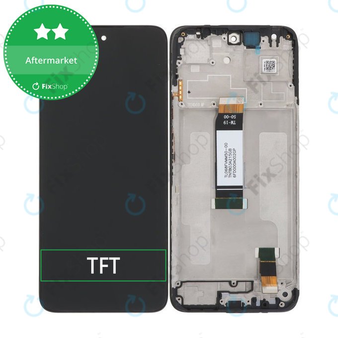 Дисплей за Xiaomi Redmi 13 24049RN28L, тъч стъкло с рамка, Black