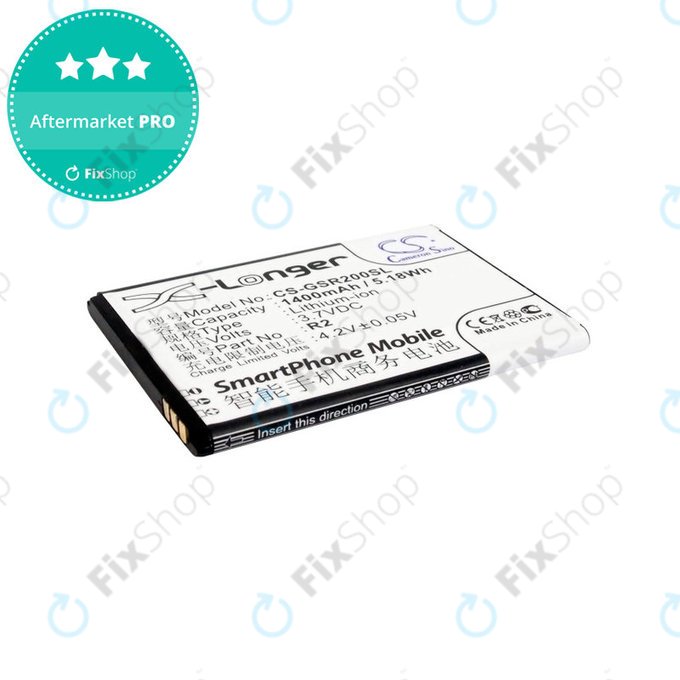 Батерия за Gigabyte Gsmart Roma, R2, Li-ion, 3.7V, 1400mAh, HQ