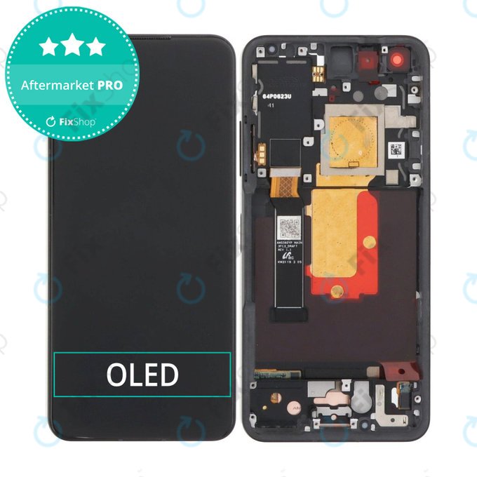 дисплей OLED за Asus Zenfone 9 AI2202, Тъчскрийн и рамка, Midnight Black