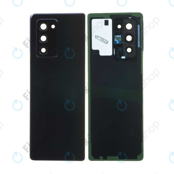 Капак на батерията за Samsung Z Fold 2 F916B, GH82-23688A, GH82-27284A, Mystic Black, Genuine Service Pack