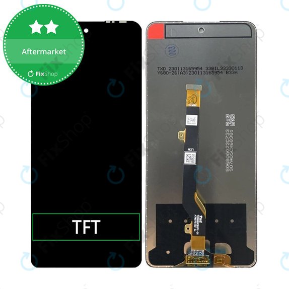 дисплей за Tecno Spark 10 Pro, Тъчскрийн без рамка, TFT