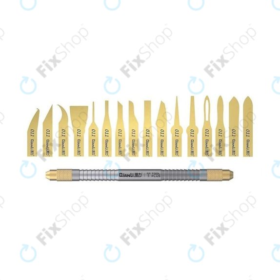 Ръчно полирани остриета с дръжка 16в1, QianLi ToolPlus 011