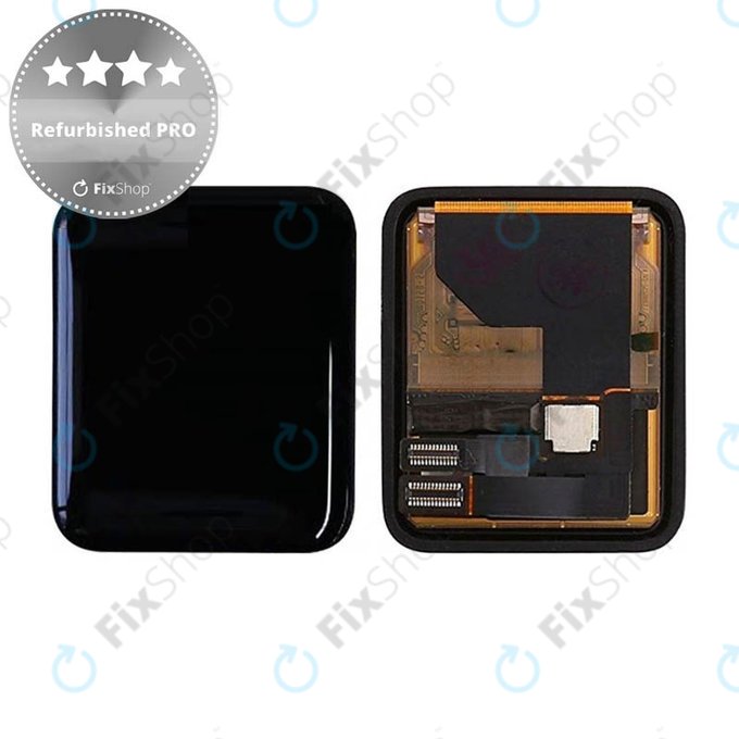 LCD дисплей за Apple Watch 1 38mm, Тъчскрийн без рамка, Refurbished PRO
