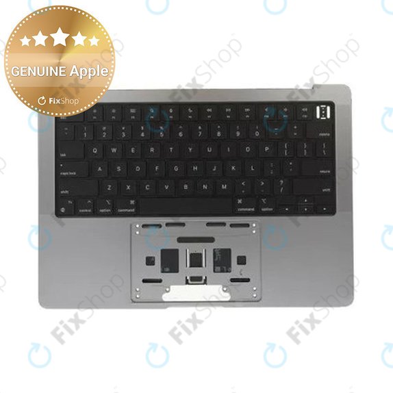 Горен корпус с клавиатура за MacBook Pro 14", A2442 (2021), A2779 (2023), с US клавиатура и батерия, Space Gray, 661-32210, Genuine Apple