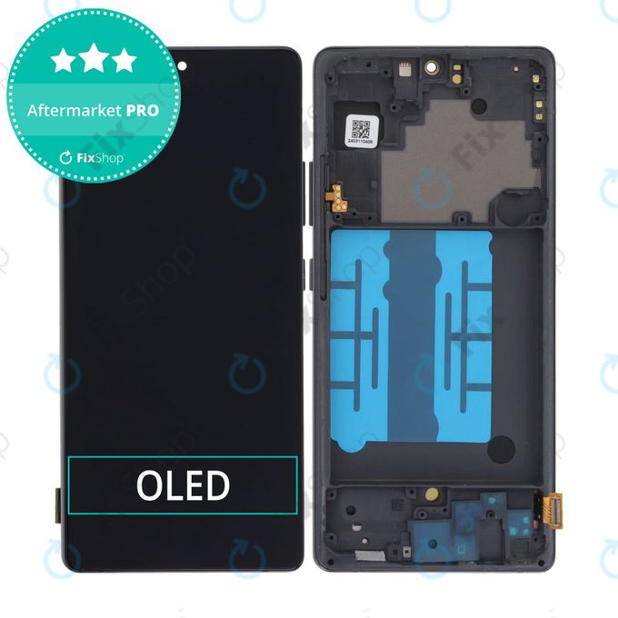 Дисплей OLED за Samsung A71 5G A716B, Тъчскрийн с рамка