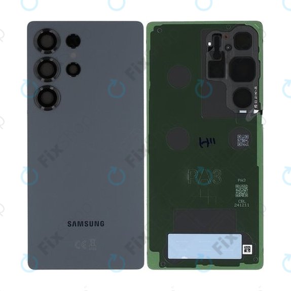 Заден капак за Samsung S25 Ultra, Titanium Black, GH82-36353D, Genuine Service Pack