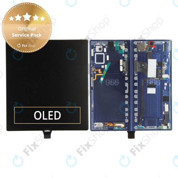 Дисплей за Samsung Z Fold 7 F966B, Blue Shadow, Тъчскрийн с рамка, GH82-37548B Genuine Service Pack