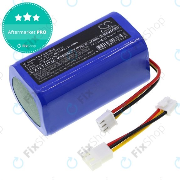 Батерия за Proscenic 800T, 820T, 830T, 2600mAh, Li-Ion, 14.4V, INR18650-M25-4S1P, HQ