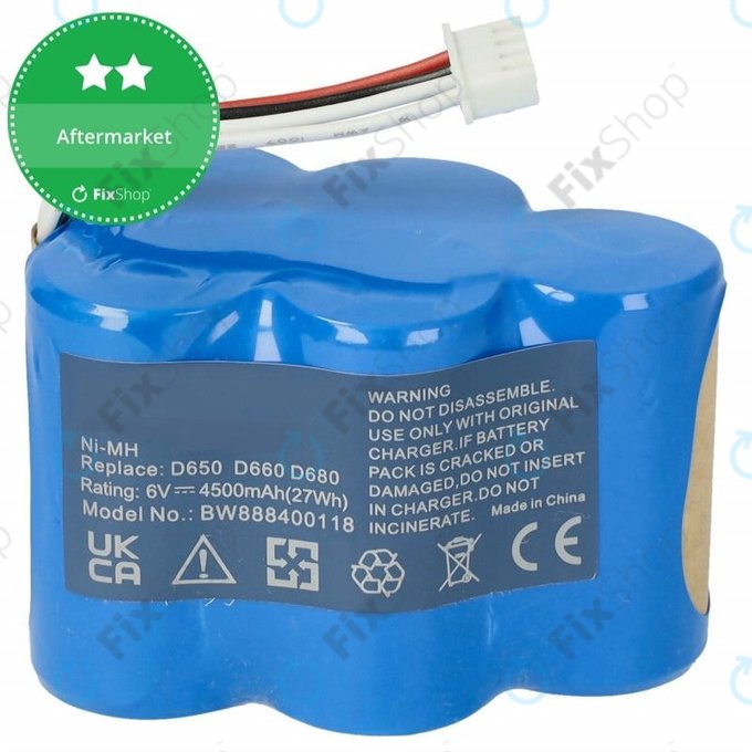Батерия за Ecovacs Deebot D-series, LP43SC3300P5, Ni-MH 6.0V 4500mAh