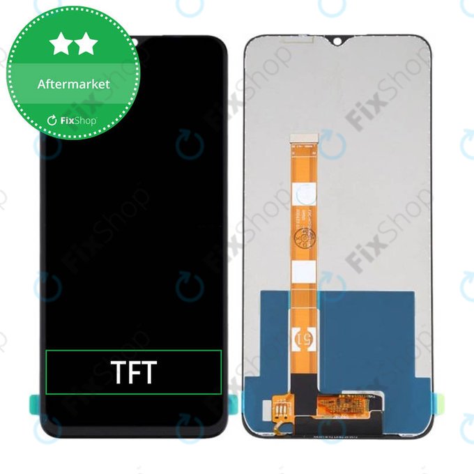 дисплей за Realme C11, Тъчскрийн без рамка, TFT