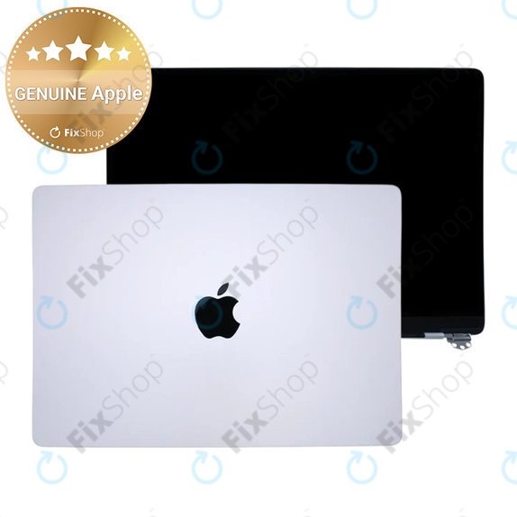 LCD дисплей за MacBook Pro 14", A3112, A3185 (2024), с предно стъкло и капак, Silver, 661-41792, Genuine Apple